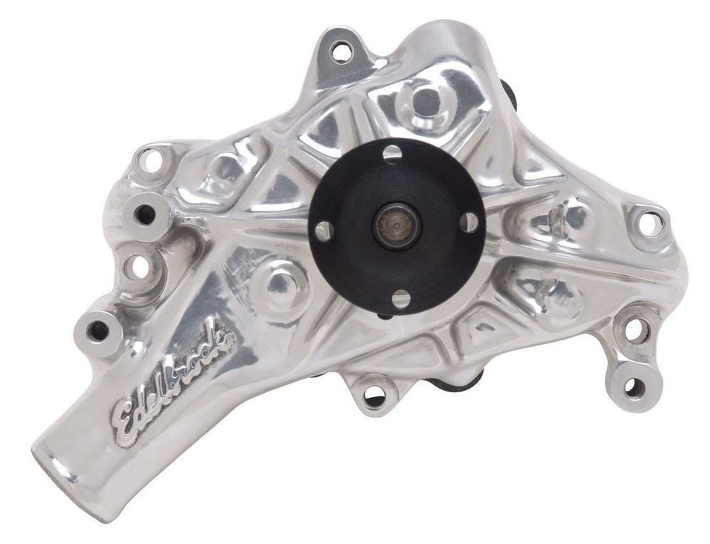 Bomba de agua Edelbrock SBC - Pulida larga