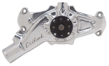 Load image into Gallery viewer, Edelbrock BBC Water Pump - Short- R/R- Polished