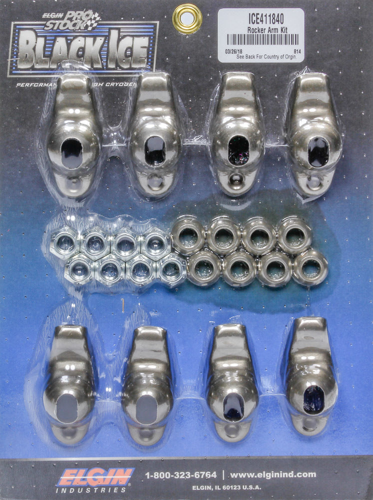 Elgin SBC B/I Rocker Arm Kit 1.50 Ratio 7/16 Stud