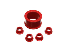 Load image into Gallery viewer, Energy Suspension Rack And Pinion Bushing Set; Red; Performance Polyurethane; Power Steering Only;