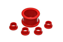 Load image into Gallery viewer, Energy Suspension Rack And Pinion Bushing Set; Red; Performance Polyurethane; Power Steering Only;