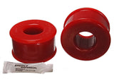 Energy Suspension Trailing Arm Bushing Set; Red; Rear; Must Reuse All Metal Hardware;