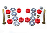 Energy Suspension End Link Bushing Set; Red; Front; Performance Polyurethane;