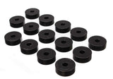 Energy Suspension Body Cab Mount Set; Black; Performance Polyurethane;