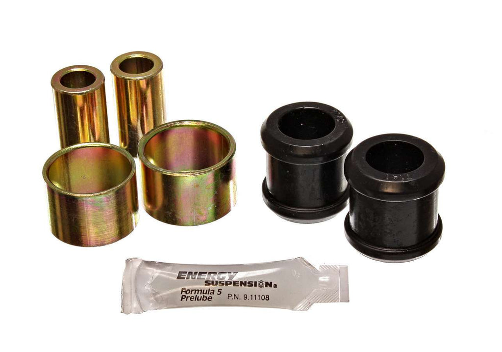 Energy Suspension Track Arm Bushing Set; Black; Front; Performance Polyurethane;