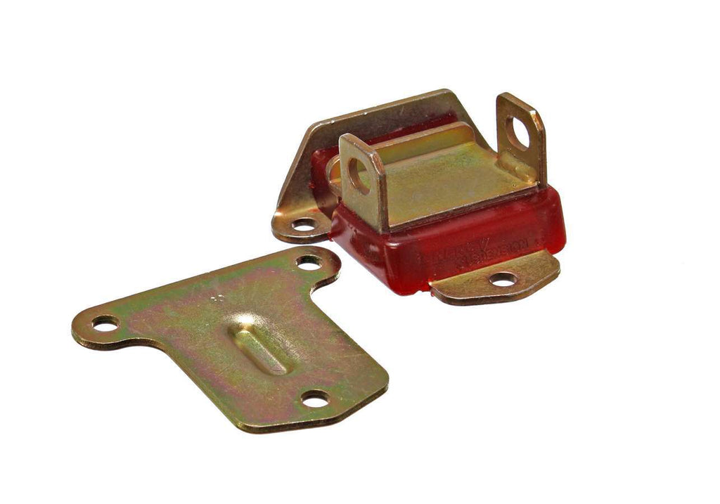 Energy Suspension 58-72 Chev V8 Motor Moun Zinc Plated - Red