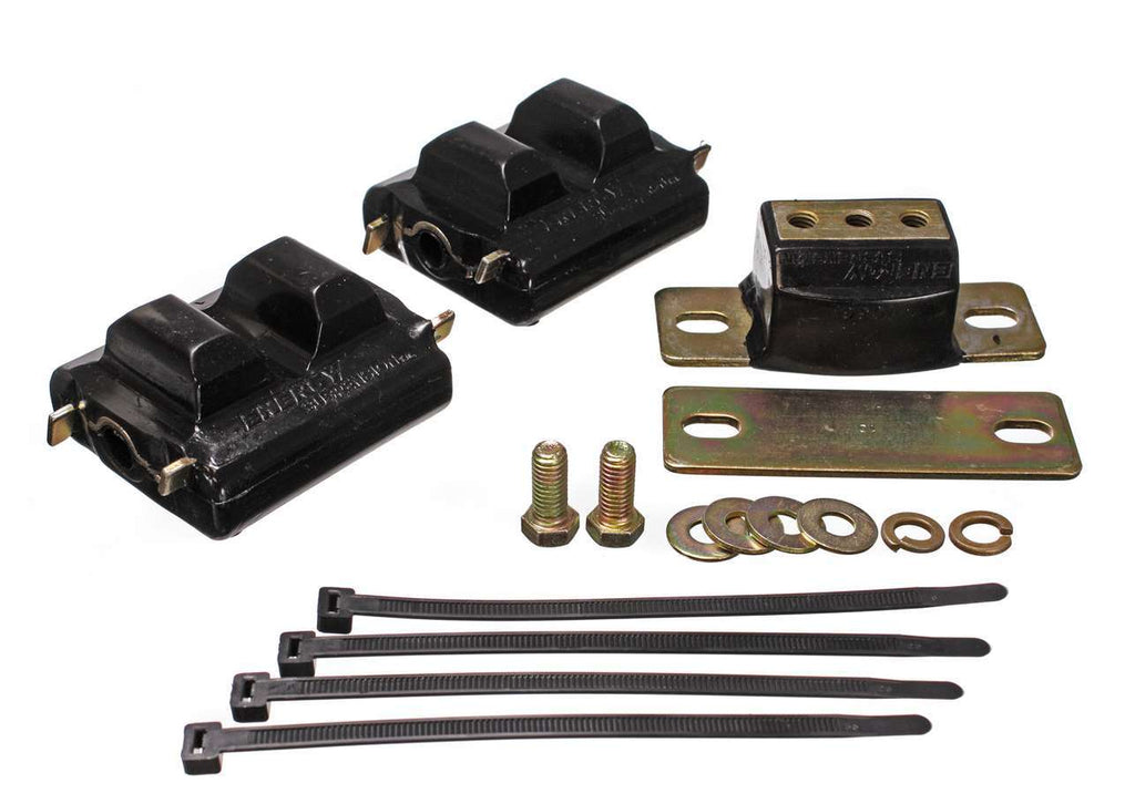 Energy Suspension SBC Motor & Trans Mount Kit Zinc Finish Black