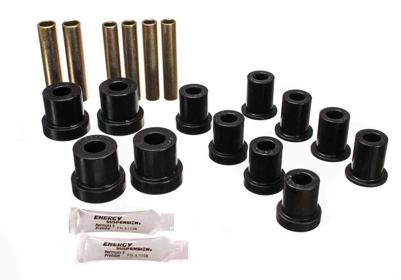 Energy Suspension 70-87 GM 4wd Frt Spring Bushing Set Black