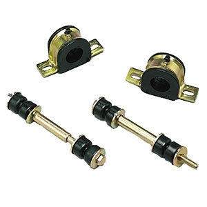 Energy Suspension Greaseable Hyper-Flex 1.25in Front Sway Bar Bushing & End Link Set Black — Fits 1985-2001 GM SUV Truck Van