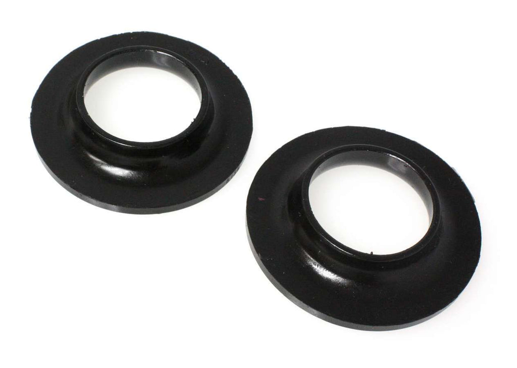 Energy Suspension Coil Spring Isolator Set; Black; Performance Polyurethane;