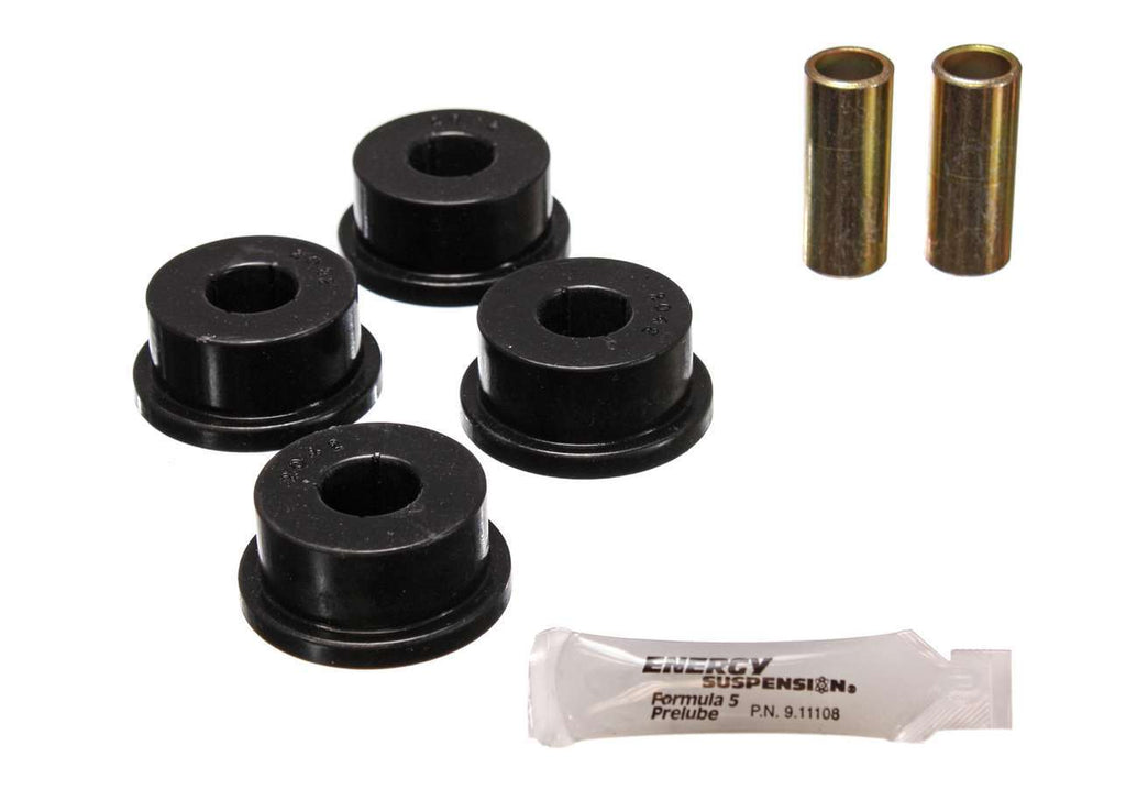 Energy Suspension Track Arm Bushing Set; Black; Rear; Performance Polyurethane;