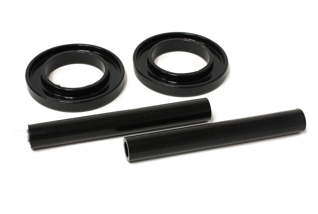 Energy Suspension Coil Spring Isolator Set; Black; Performance Polyurethane;