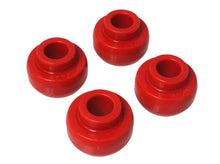 Cargar imagen en el visor de la galería, Energy Suspension Radius/Strut Arm Bushing Set; Red; Performance Polyurethane;