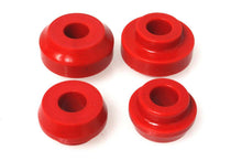 Cargar imagen en el visor de la galería, Energy Suspension Radius/Strut Arm Bushing Set; Red; Performance Polyurethane;