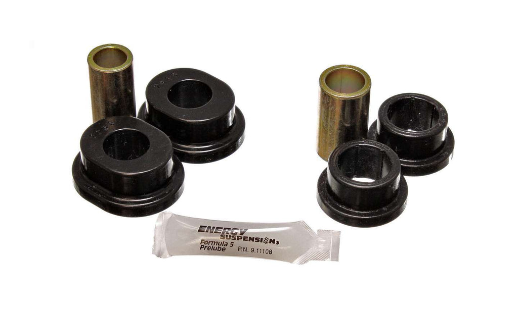 Energy Suspension Track Arm Bushing Set; Black; Rear; Performance Polyurethane;