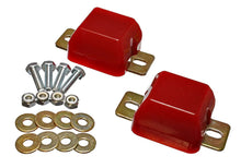 Cargar imagen en el visor de la galería, Energy Suspension Bump Stop Set; Red; Front; Performance Polyurethane;