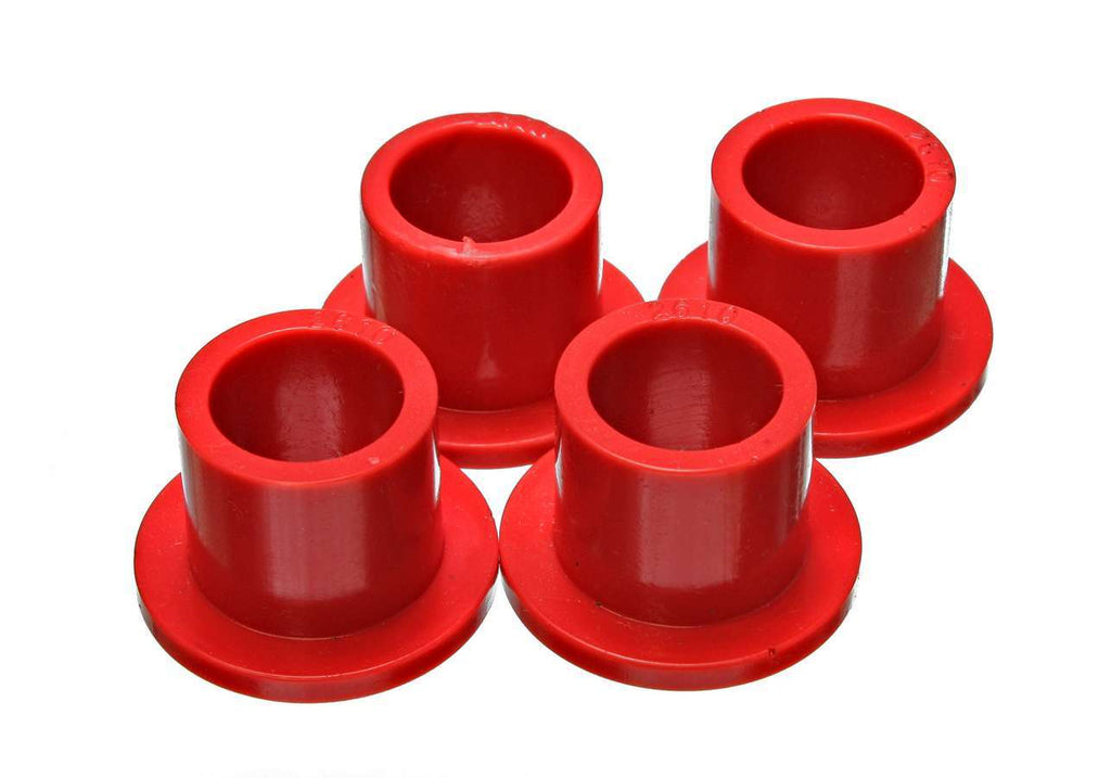 Energy Suspension Rack And Pinion Bushing Set; Red; Performance Polyurethane;