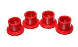 Energy Suspension Rack And Pinion Bushing Set; Red; Performance Polyurethane;