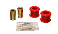 Load image into Gallery viewer, Energy Suspension Track Rod Bushing Set; Red; Front; Performance Polyurethane;