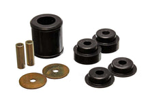 Cargar imagen en el visor de la galería, Energy Suspension Differential Carrier Bushing Set; Black; Rear; Performance Polyurethane;