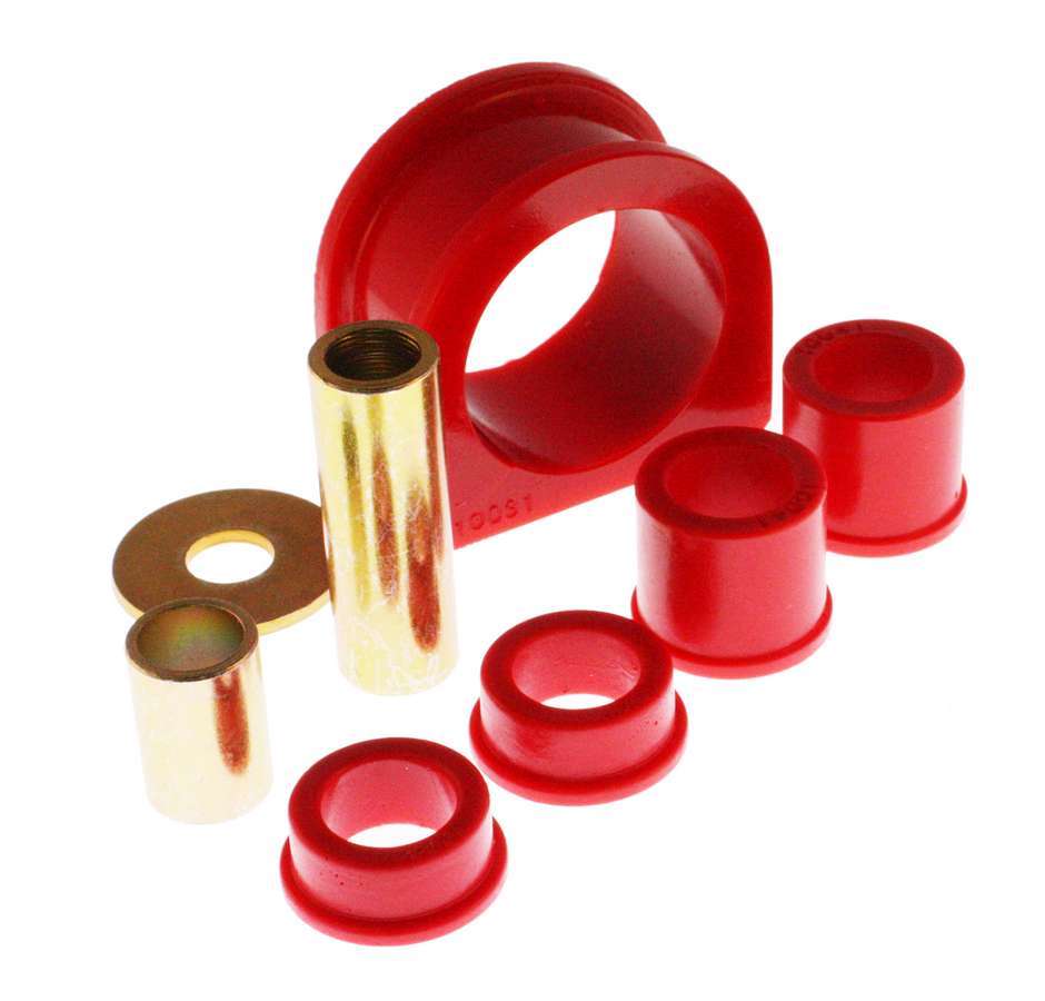 Energy Suspension Rack And Pinion Bushing Set; Red; Performance Polyurethane;