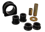 Energy Suspension Rack And Pinion Bushing Set; Black; Front; Performance Polyurethane;