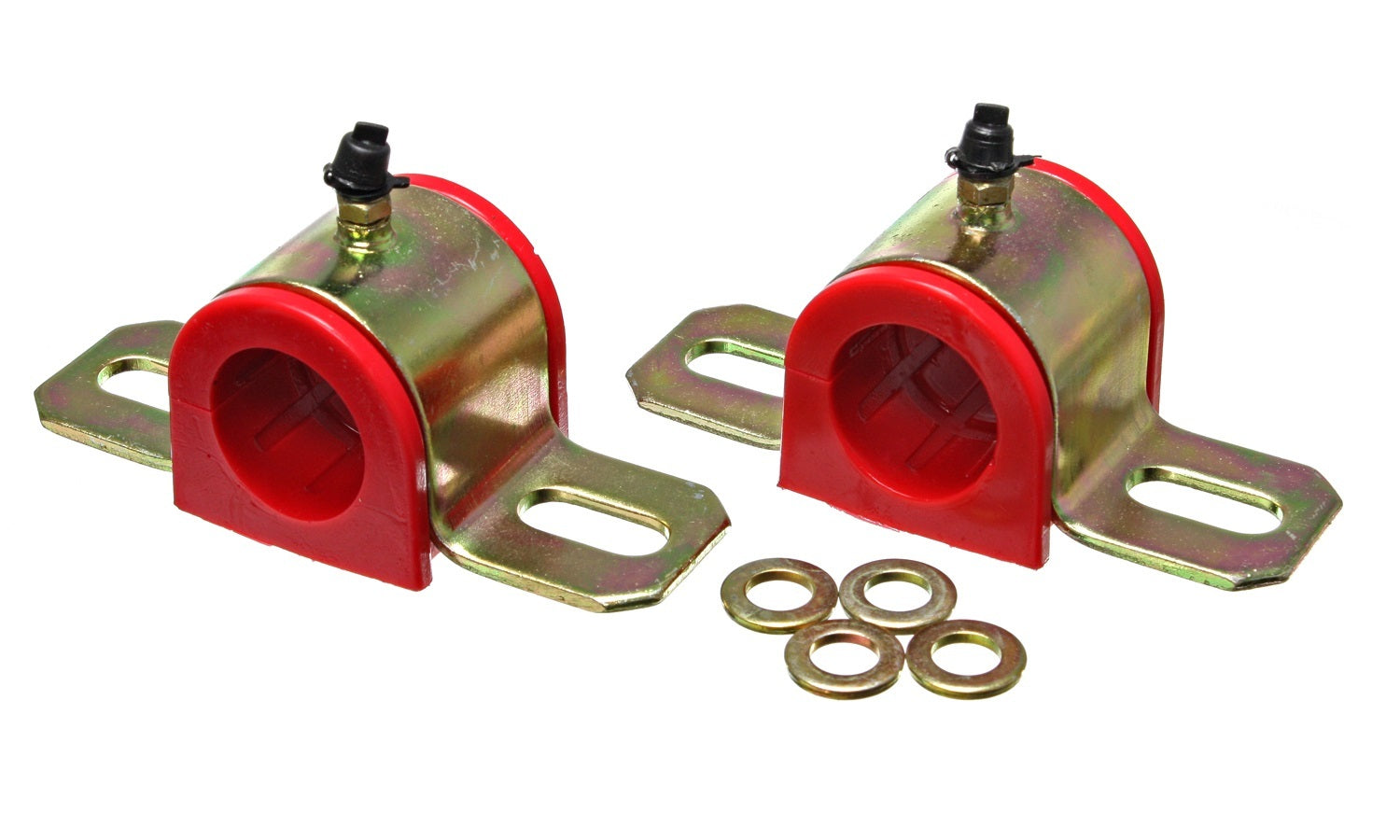 Sway Bar Bushing Set - Red/Cadmium Alloy
