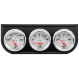 Equus 2.0 Dia Triple Gauge Set w/Black Panel