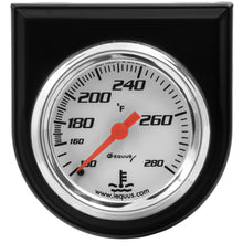 Load image into Gallery viewer, Equus 2.0 Dia Water Temp Gauge w/Black Panel