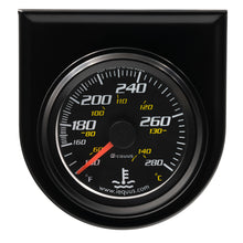 Load image into Gallery viewer, Equus 2.0 Dia Water Temp Gauge Black  130-280