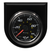 Load image into Gallery viewer, Equus 2.0 Dia Oil Pressure Gauge Black  0-100psi