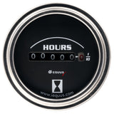 Equus 2.0 Dia Hourmeter Gauge Chrome