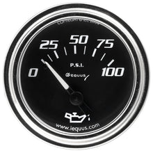 Cargar imagen en el visor de la galería, Equus 2.0 Dia Oil Pressure Gauge Chrome  0-100psi