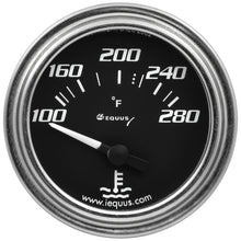 Load image into Gallery viewer, Equus 2.0 Dia Water Temp Gauge Chrome  100-280