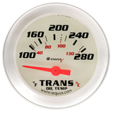 Equus 2.0 Dia Trans Temp Gauge Silver  100-280