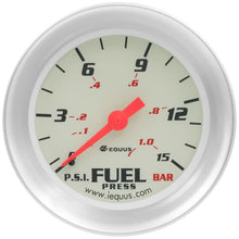 Cargar imagen en el visor de la galería, Equus 2-5/8 Dia Fuel Pressure Gauge 0-15 Psi