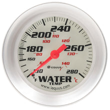 Load image into Gallery viewer, Equus 2-5/8 Dia Water Temp Gauge Silver  130-280