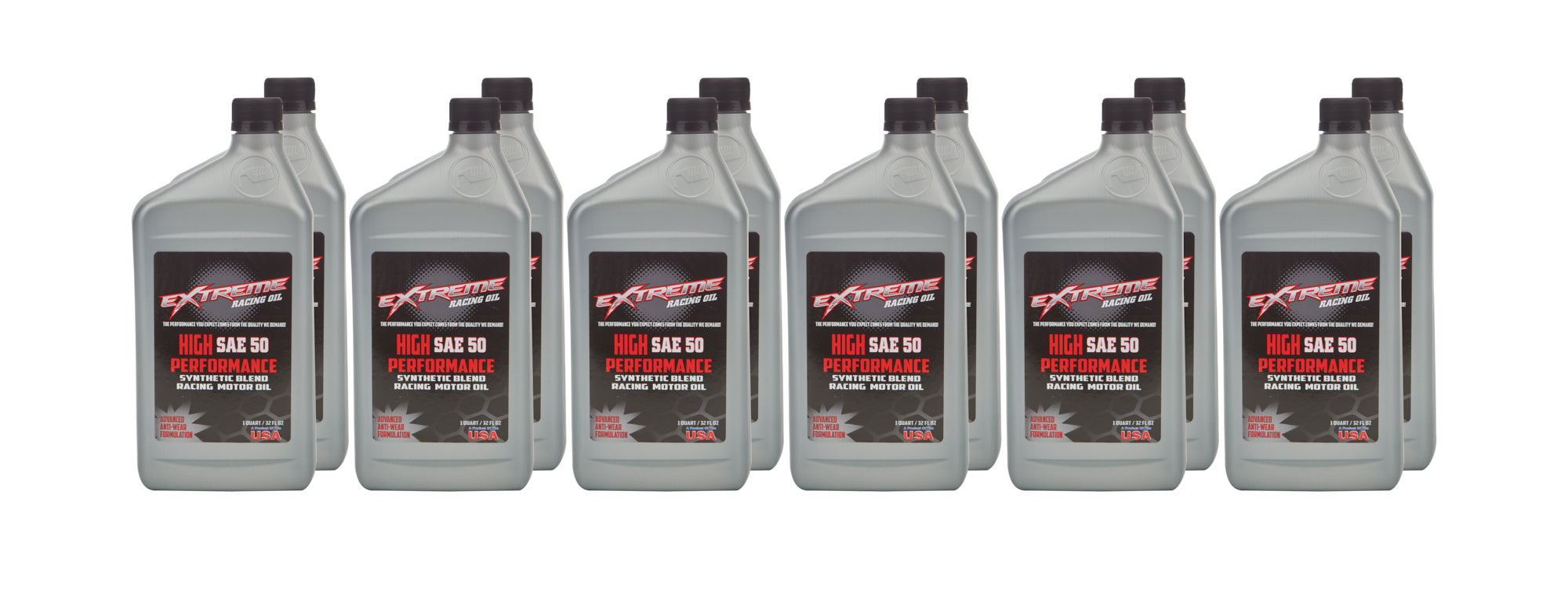Extreme Racing Oil SAE 50 Synthetic Blend 12 x 1 Quart