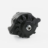 Black Ford 1G Style 110 Amp Alternator with V-Belt Pulley.