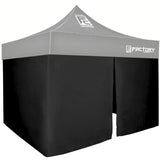 Factory Canopies Wall Kit Black 10ft x 10ft Canopy