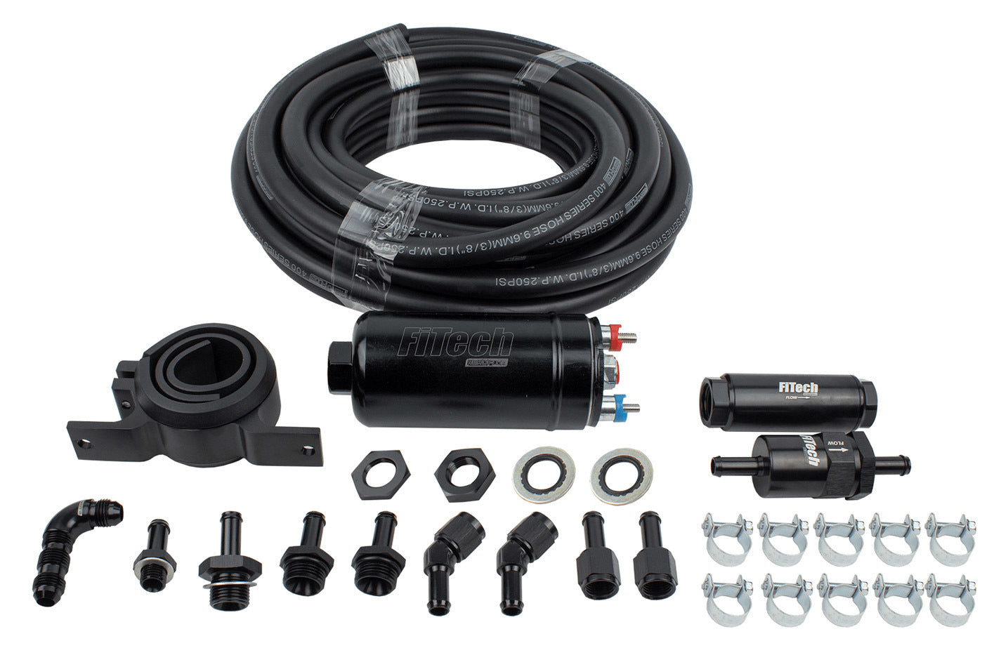 FiTech Fuel Injection Master Fuel Delivery Kit Inline Frame Mount