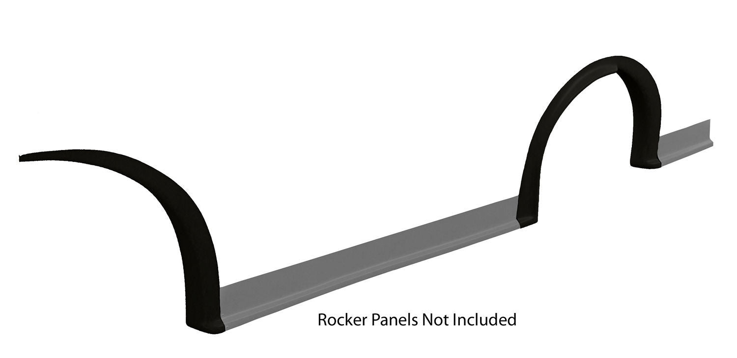 Five Star Fabricating MD3 Wheel Flares Dirt Black Left