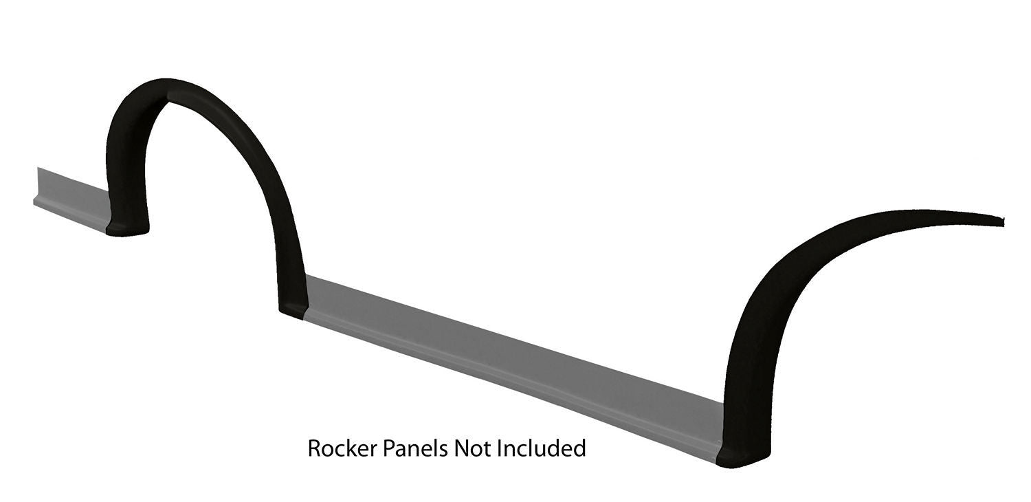 Five Star Fabricating MD3 Wheel Flares Dirt Black Right