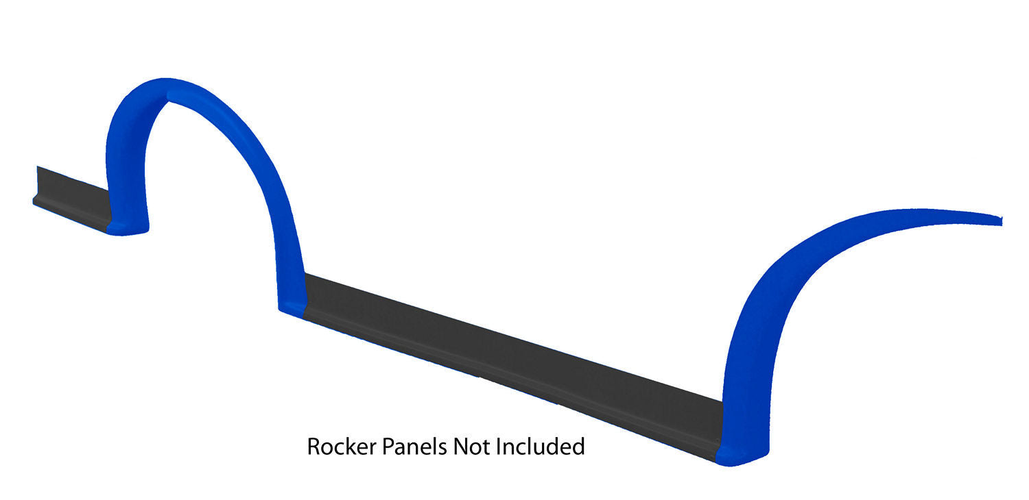 Five Star Fabricating MD3 Wheel Flares Dirt Chevron Blue Right