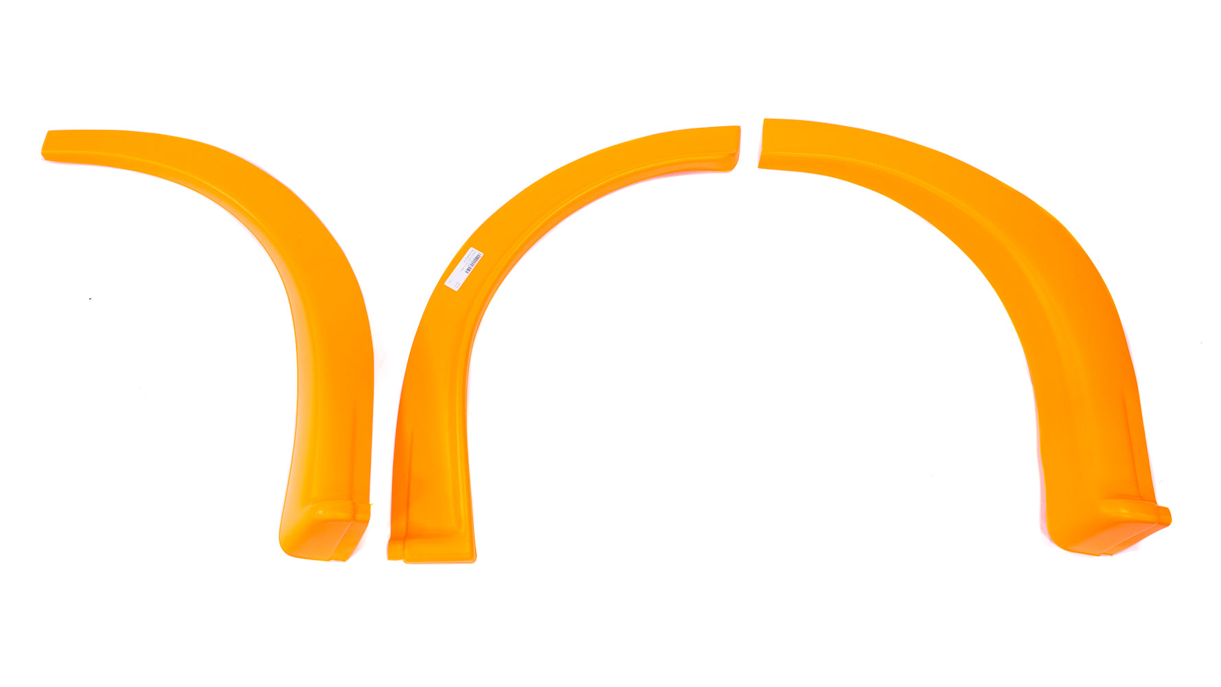 Five Star Fabricating MD3 Wheel Flares Dirt Bright Orange Left