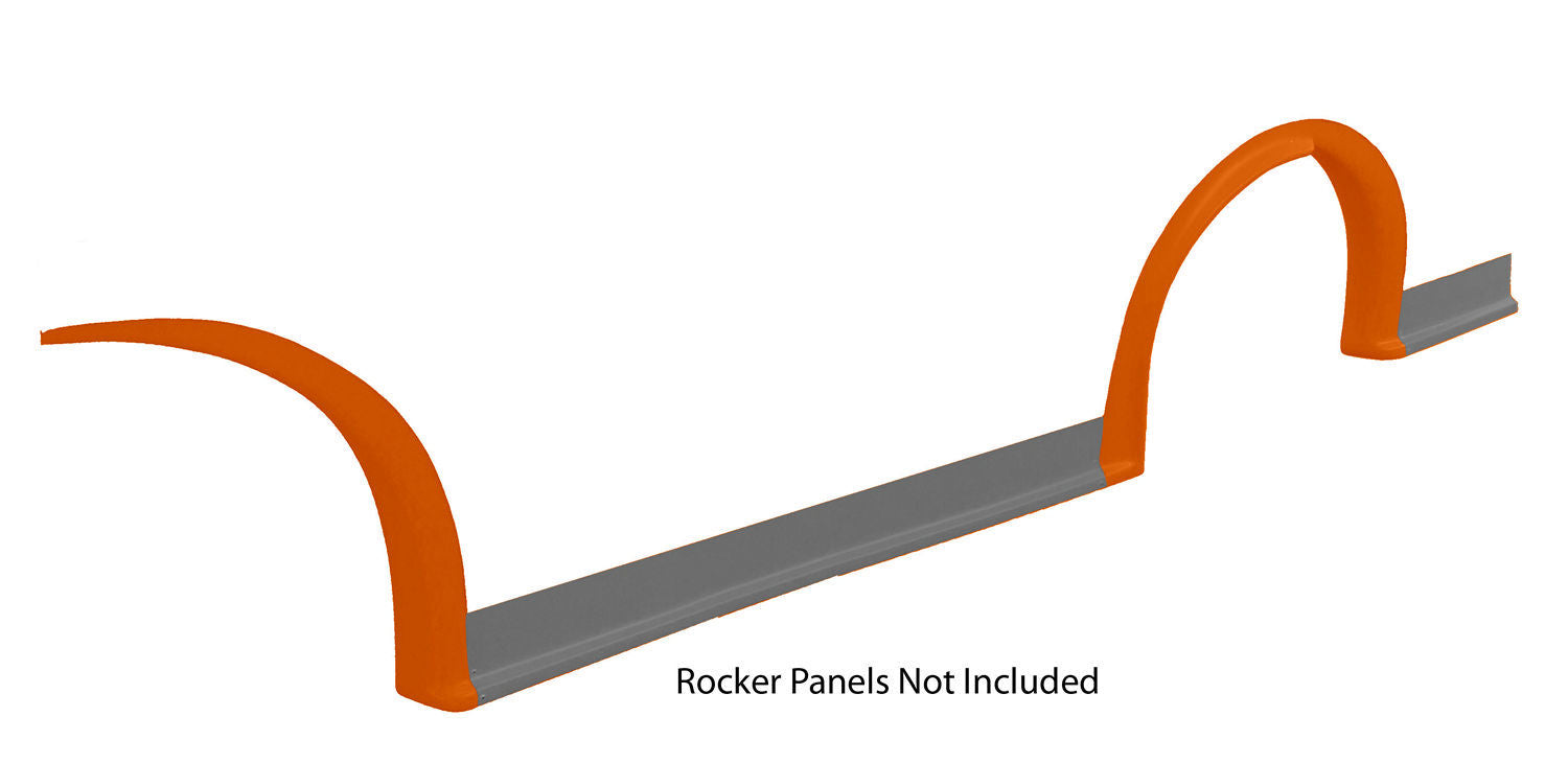 Five Star Fabricating MD3 Wheel Flares Dirt Orange Left