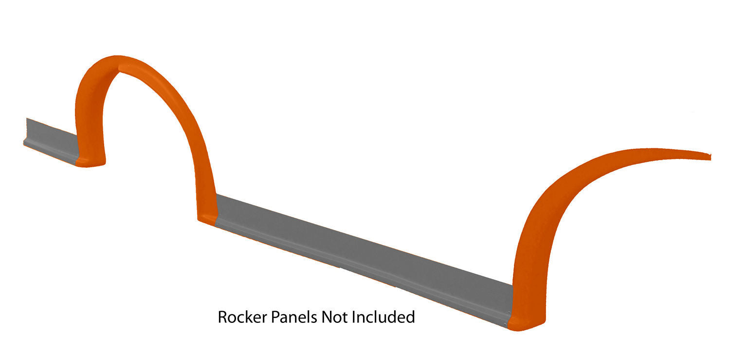 Five Star Fabricating MD3 Wheel Flares Dirt Orange Right