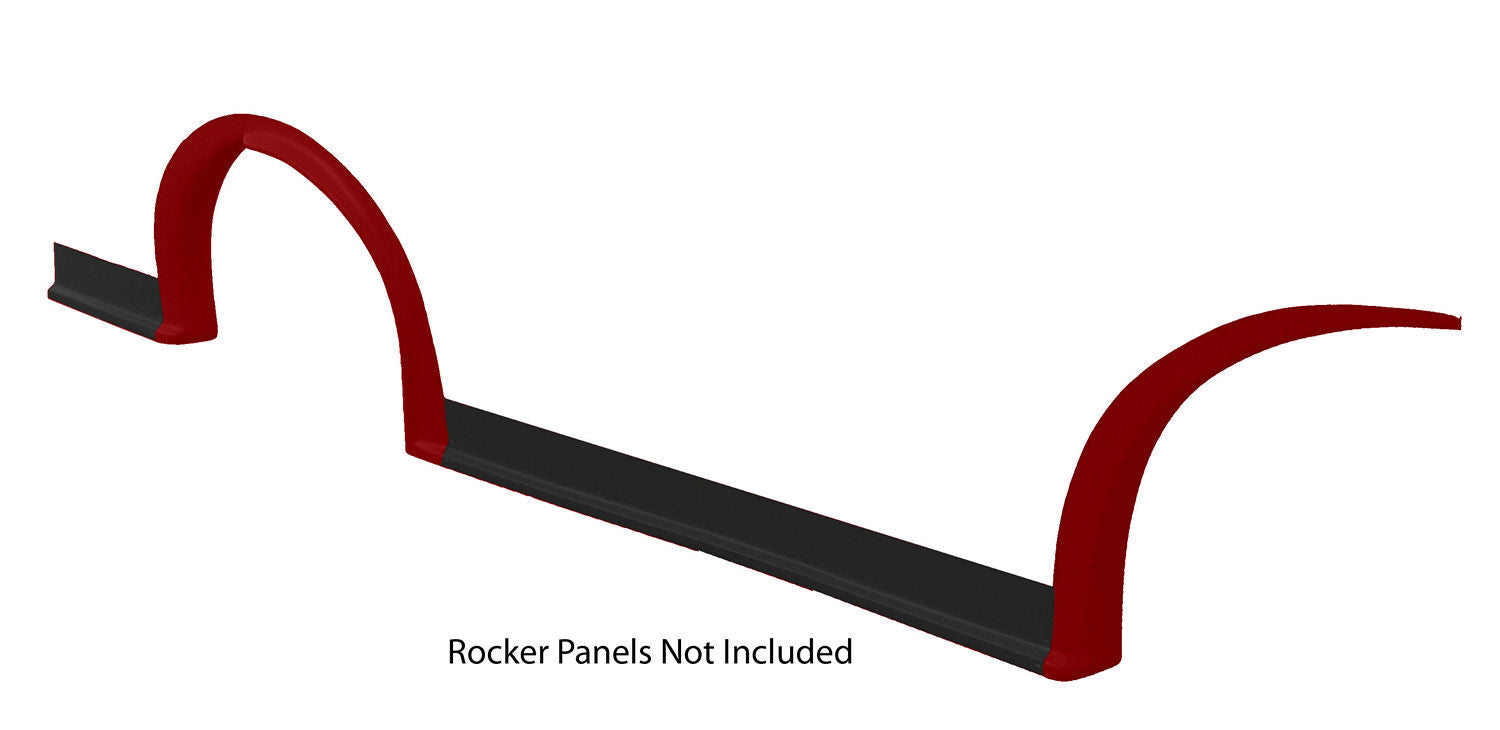 Five Star Fabricating MD3 Wheel Flares Dirt Red Right