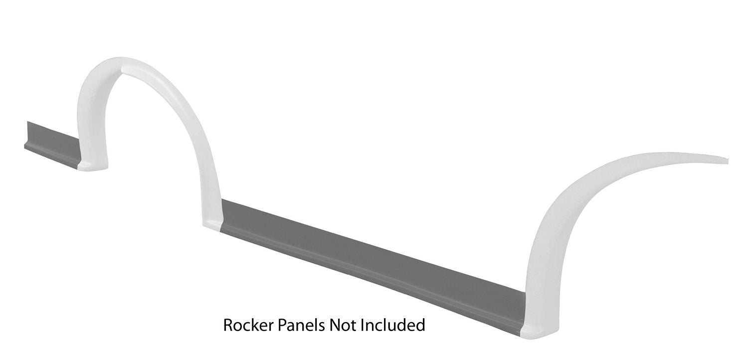 Five Star Fabricating MD3 Wheel Flares Dirt White Right
