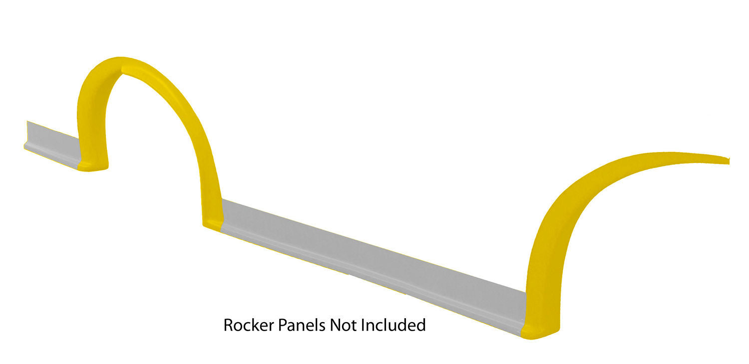 Five Star Fabricating MD3 Wheel Flares Dirt Yellow Right